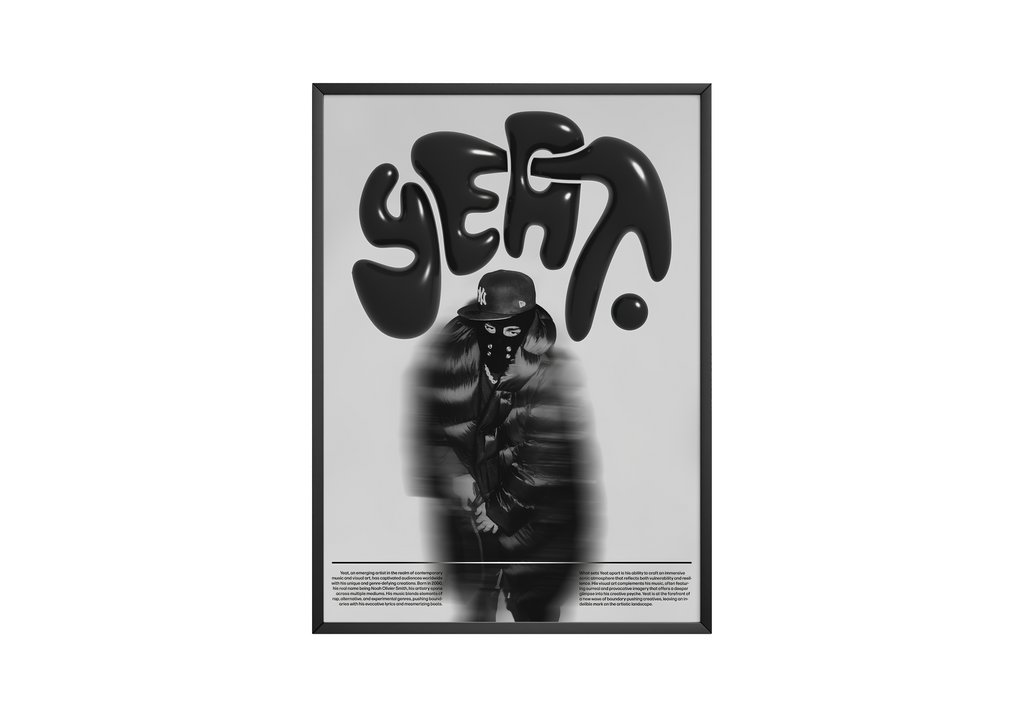 Yeat Blurred album cover poster print wall art decor