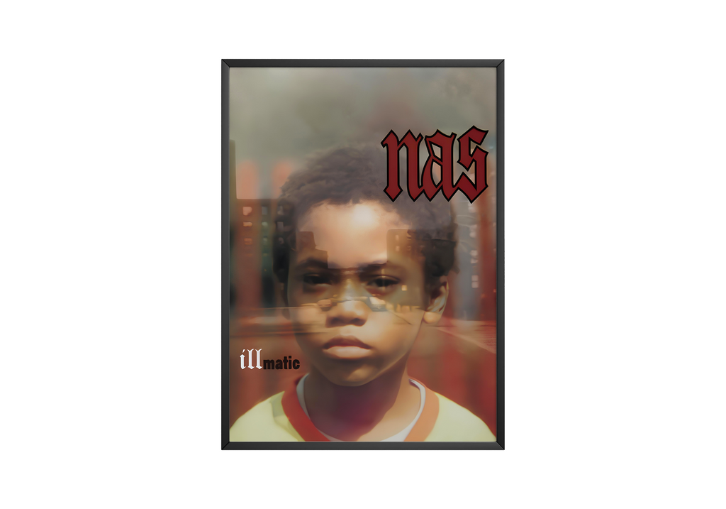 Nas Illmatic   | Unframed Bedroom Wall Art album cover poster print wall art decor