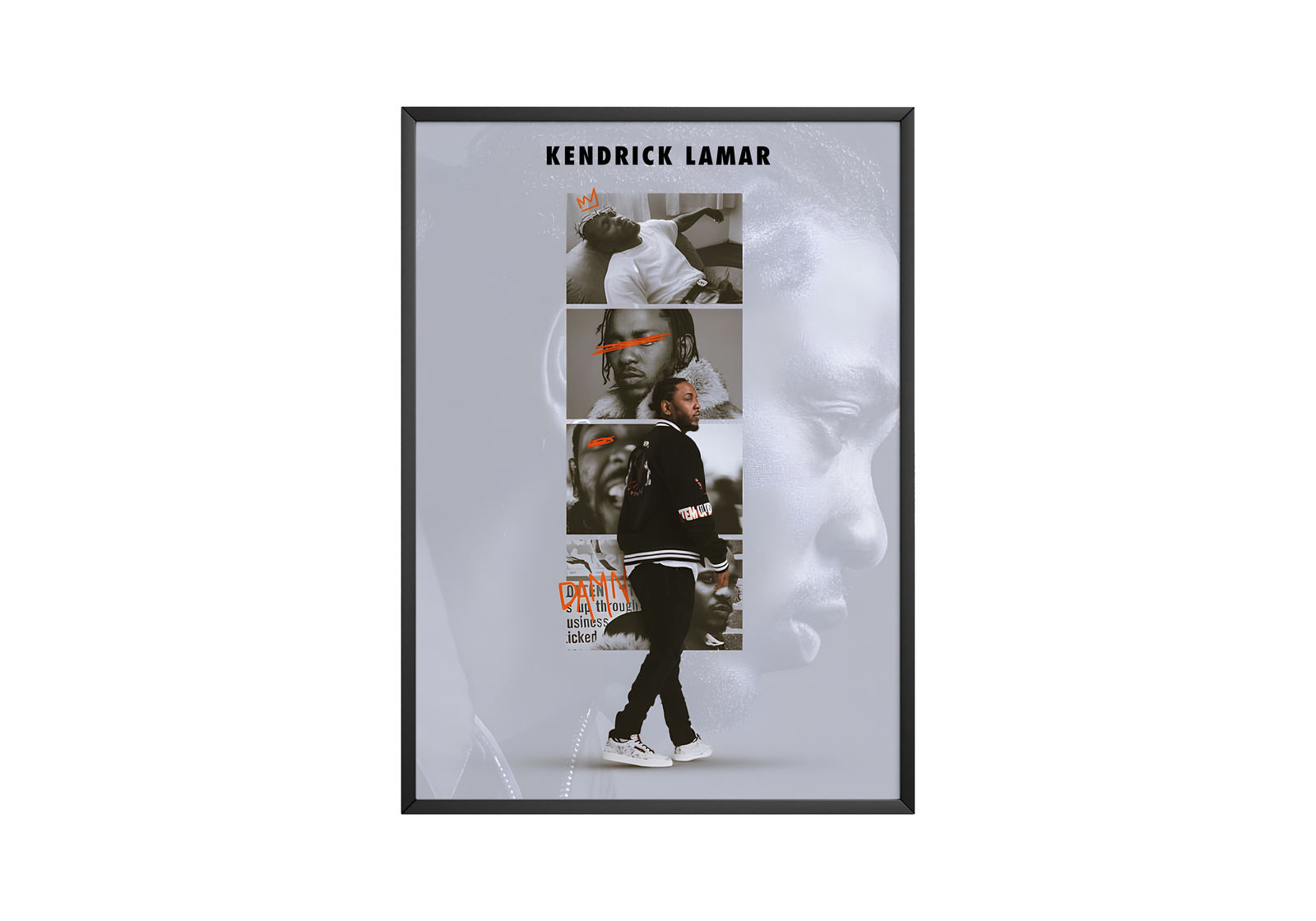 Kendrick Lamar Snapshots album cover poster print wall art decor