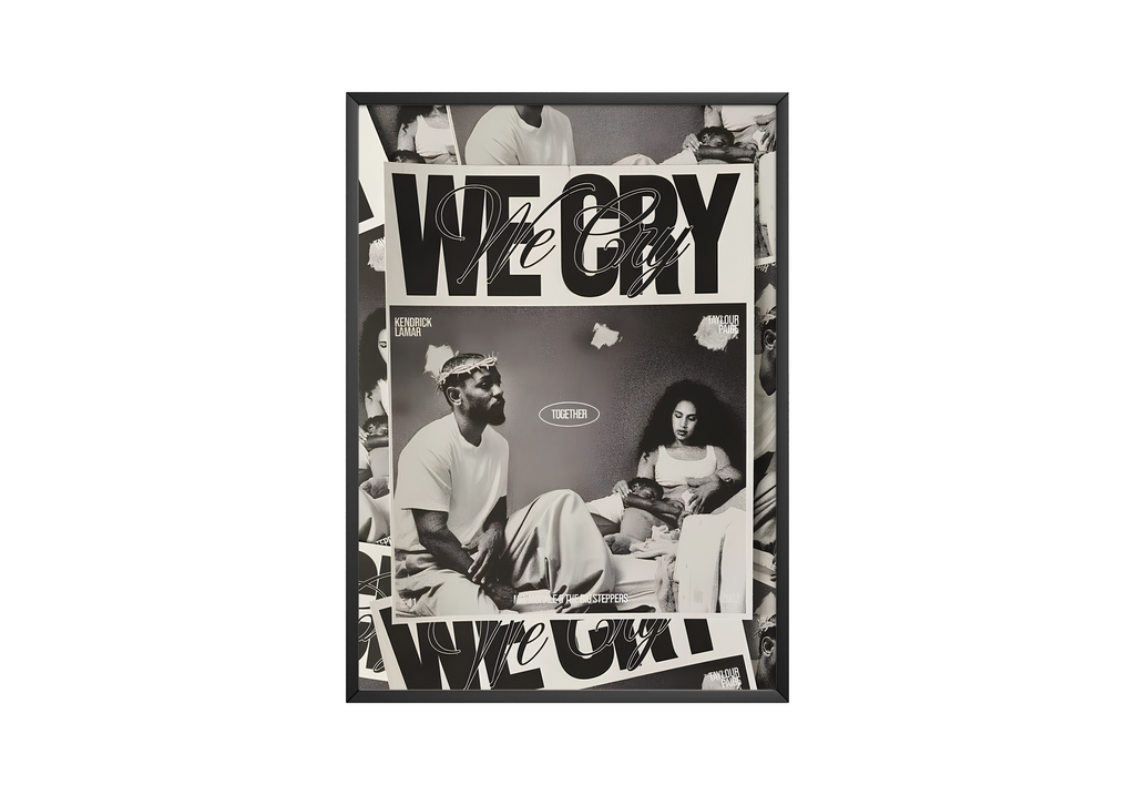 Kendrick Lamar We Cry album cover poster print wall art decor