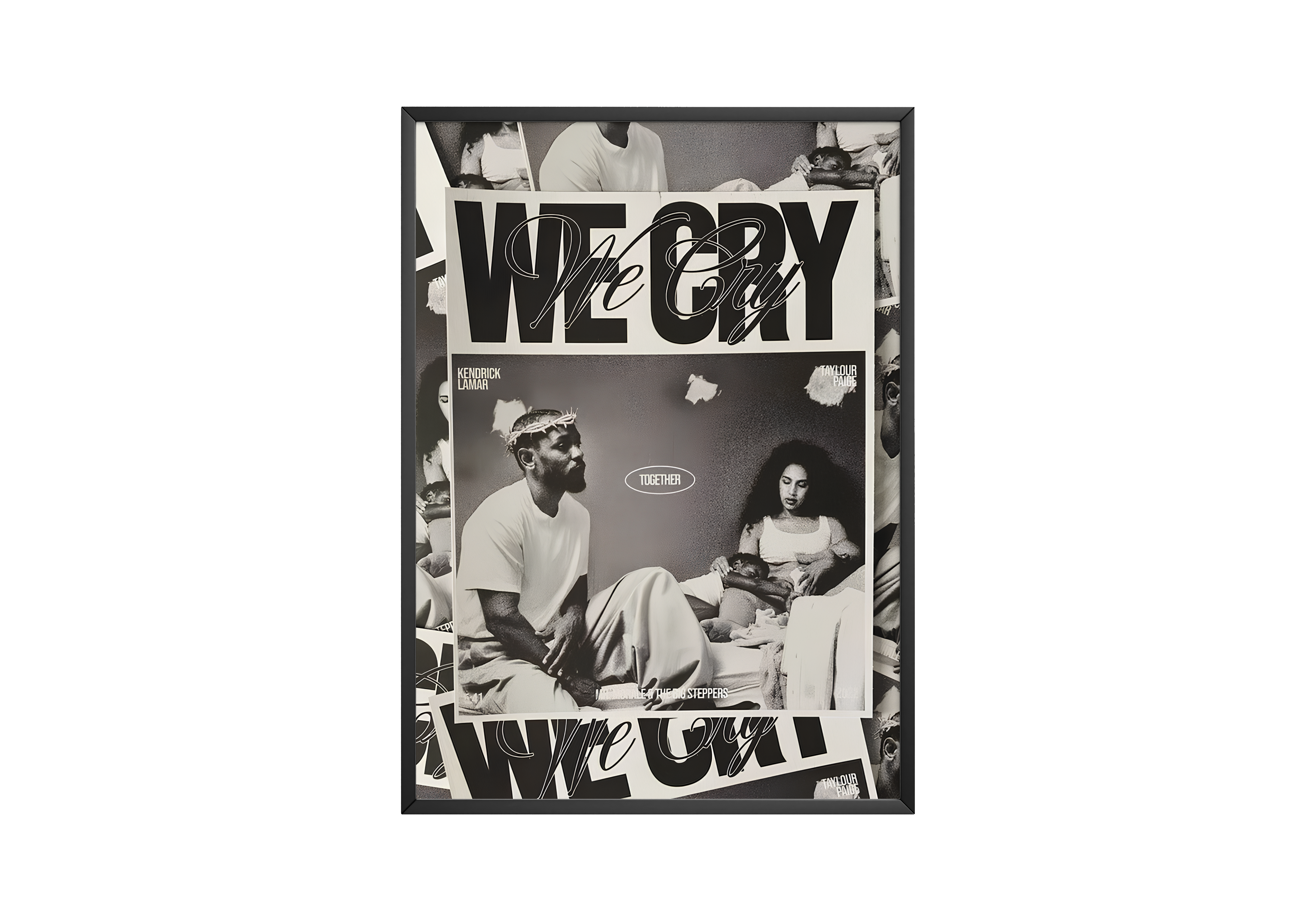 Kendrick Lamar We Cry Poster poster wall art print room decor