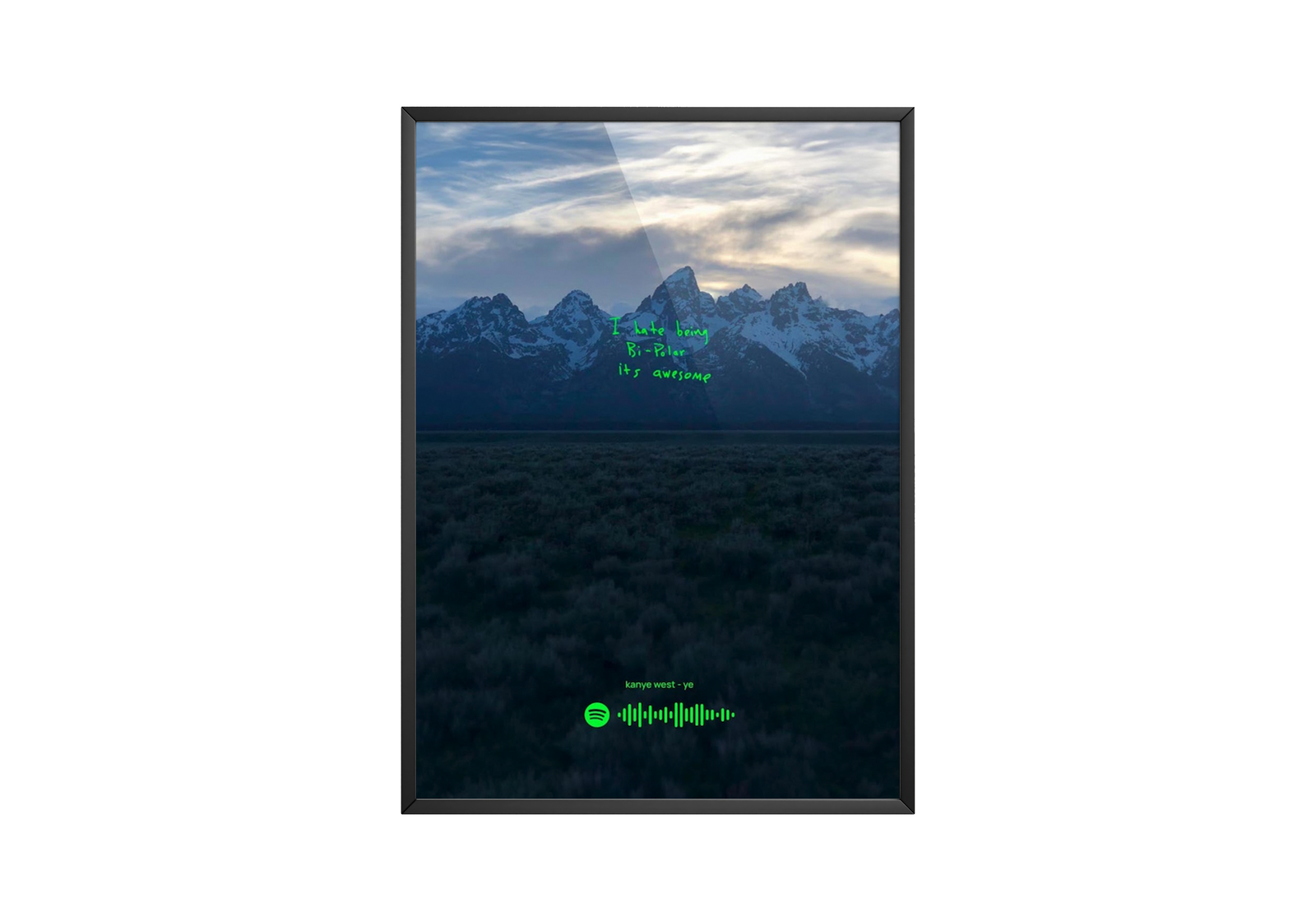 Kanye West Donda Performance  | Unframed Bedroom album cover poster print wall art decor