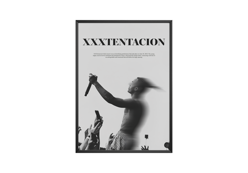 XXXTentacion XXXTENTACION Performance  | Unframed Bedroom Wall Art album cover poster print wall art decor