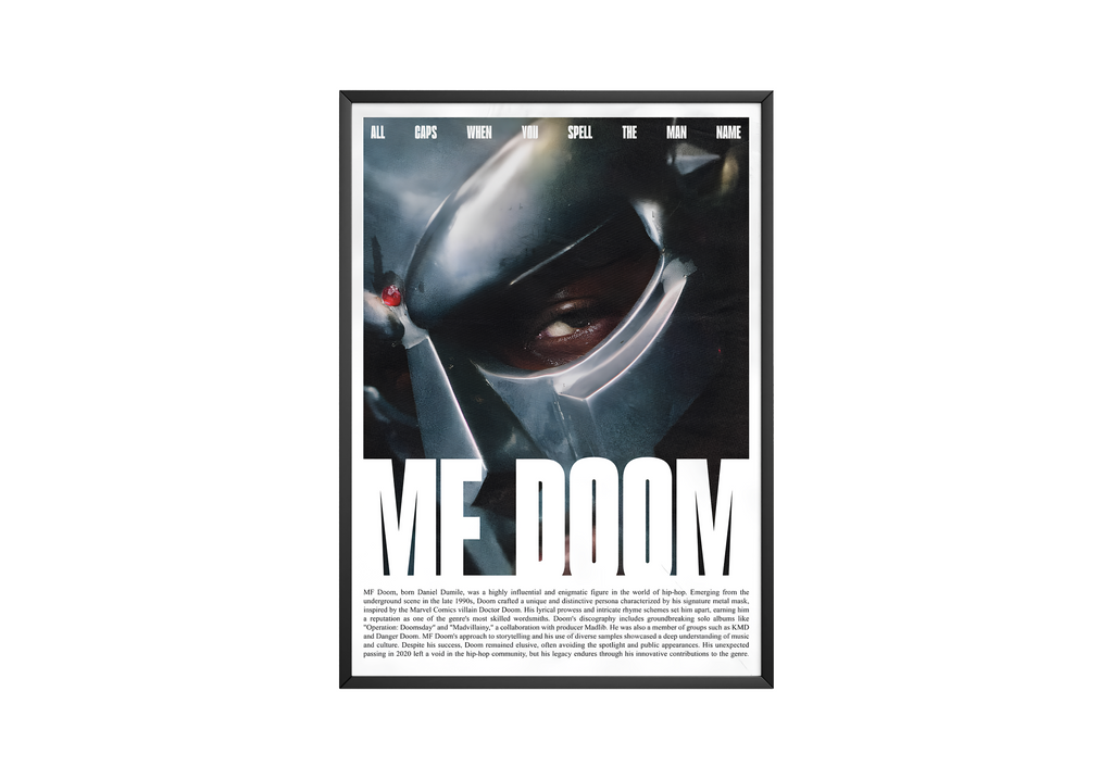 MF DOOM Chronicle album cover poster print wall art decor