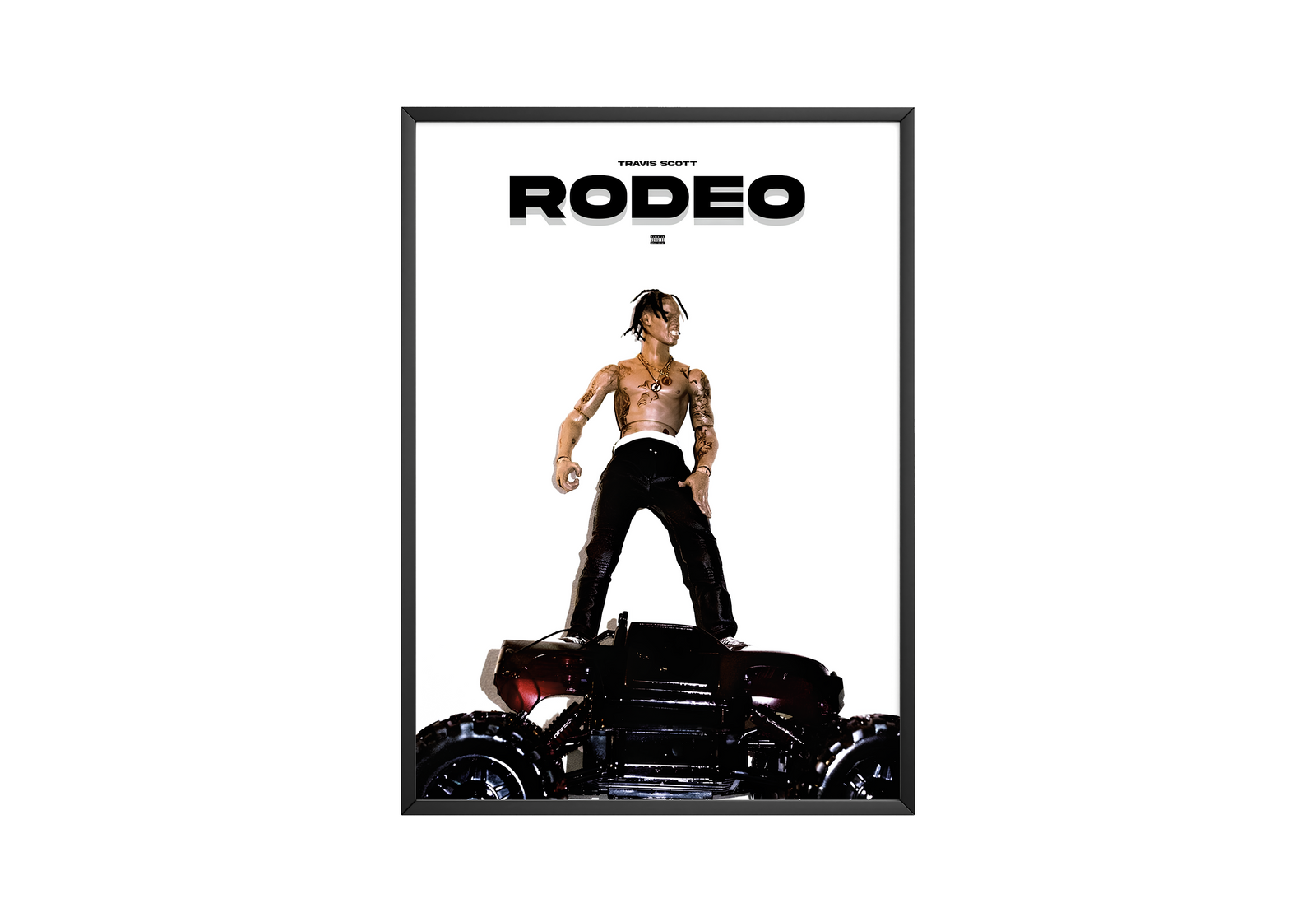 Travis Scott Rodeo  | Unframed Bedroom album cover poster print wall art decor