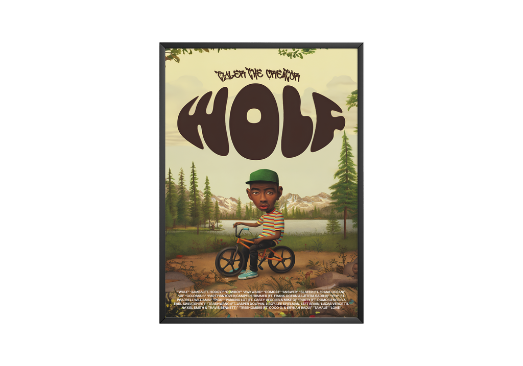 Tyler The Creator Wolf -Inspired  | Unframed Bedroom Wall Art album cover poster print wall art decor