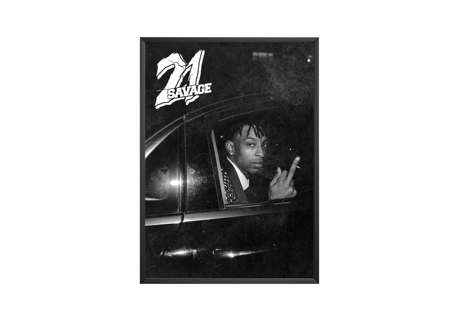 21 Savage - B&W album cover poster print wall art decor