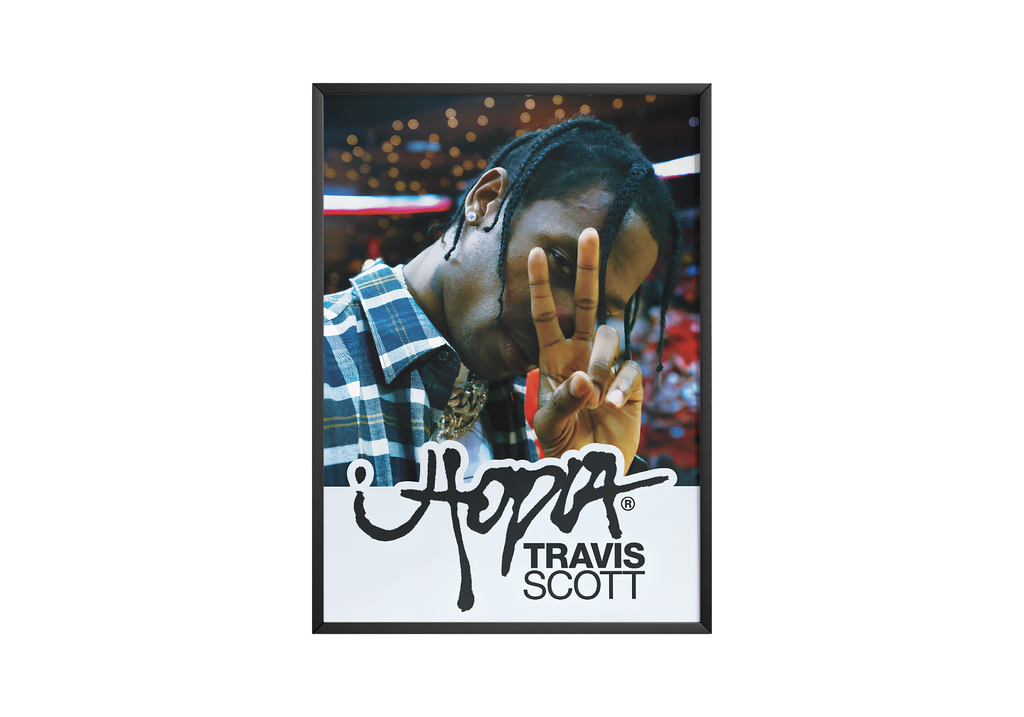 Travis Scott Portrait  | Unframed Bedroom Wall Art album cover poster print wall art decor