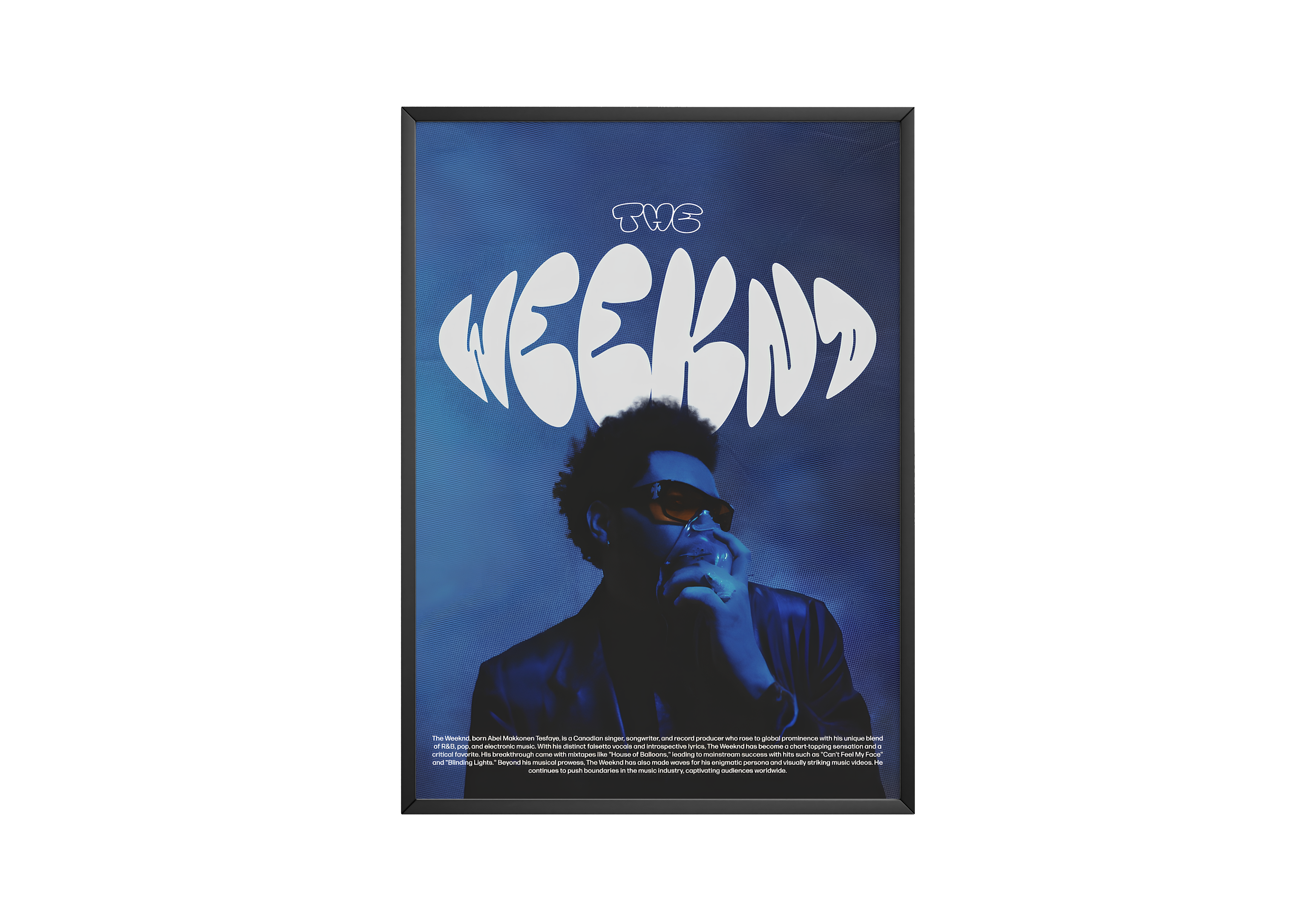 The Weeknd Chronicle poster wall art print room decor