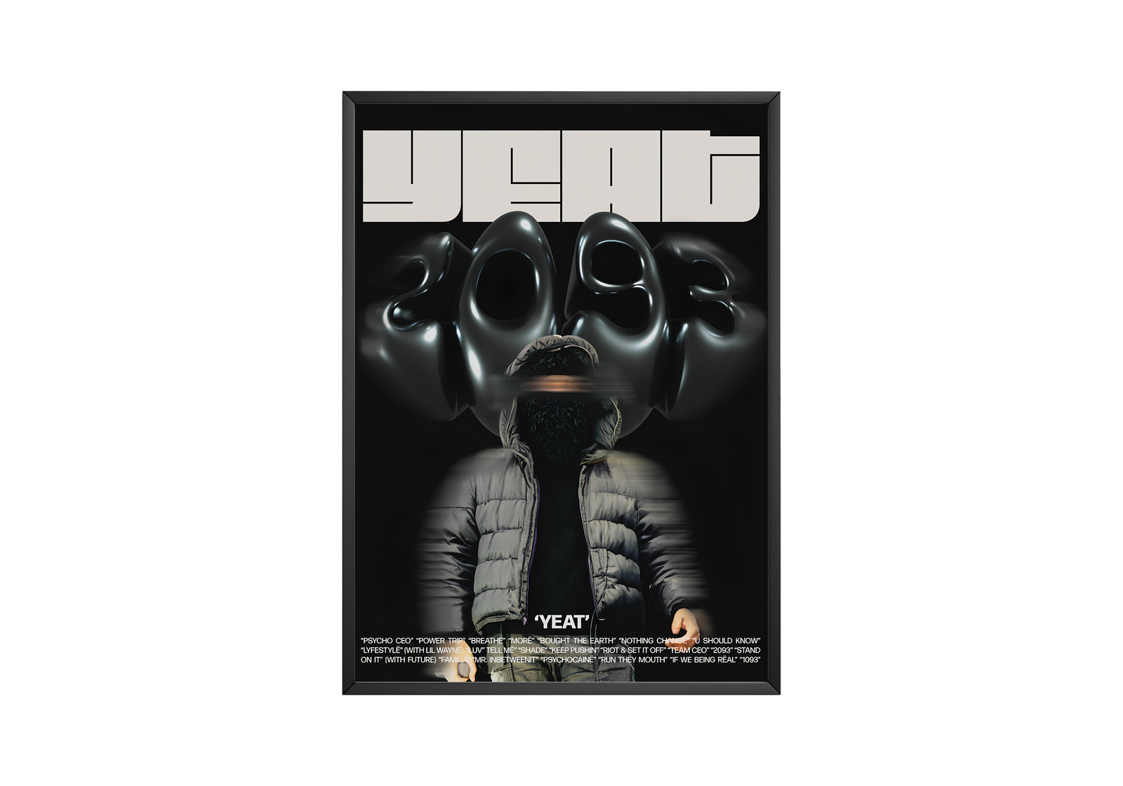 Yeat YEAT 2093 album cover poster print wall art decor