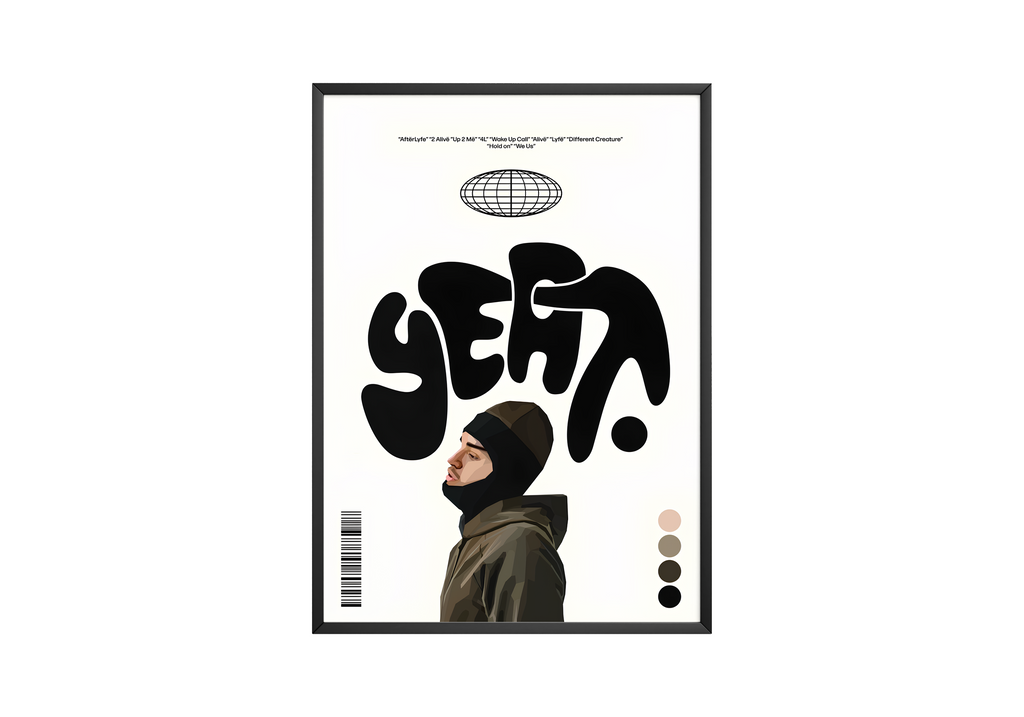 Yeat YEAT Global album cover poster print wall art decor