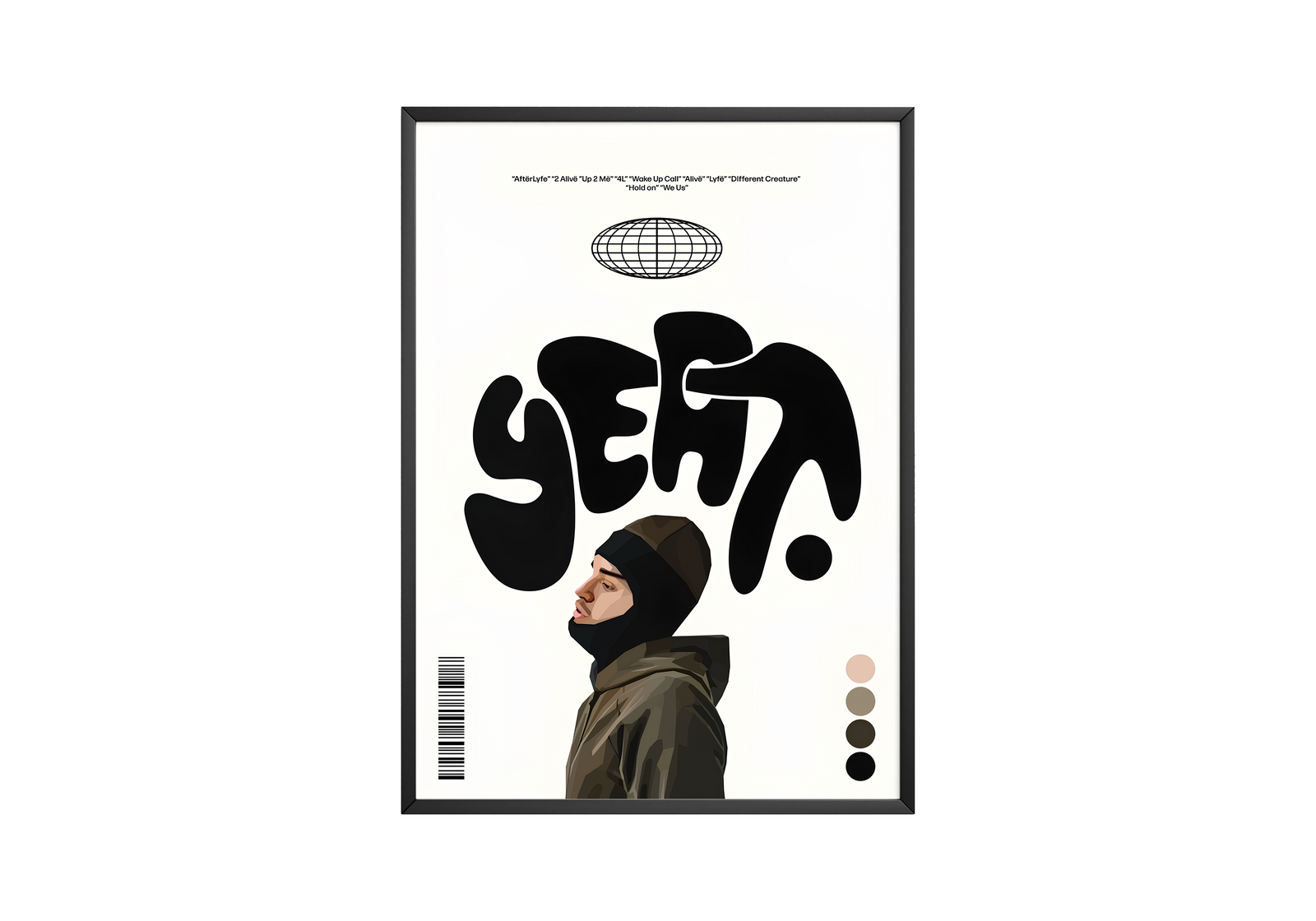 Yeat YEAT Global album cover poster print wall art decor