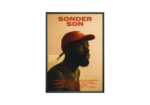 Brent Faiyaz Sonder Son Tracklist album cover poster print wall art decor
