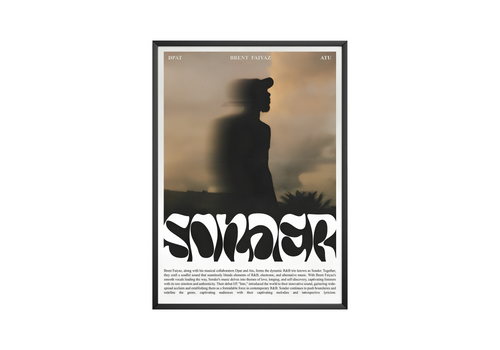 Brent Faiyaz Sonder Chronicle album cover poster print wall art decor