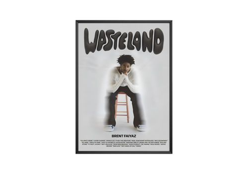Brent Faiyaz Wasteland Throne album cover poster print wall art decor