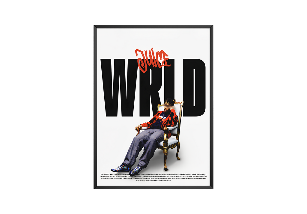 Juice WRLD Throne album cover poster print wall art decor