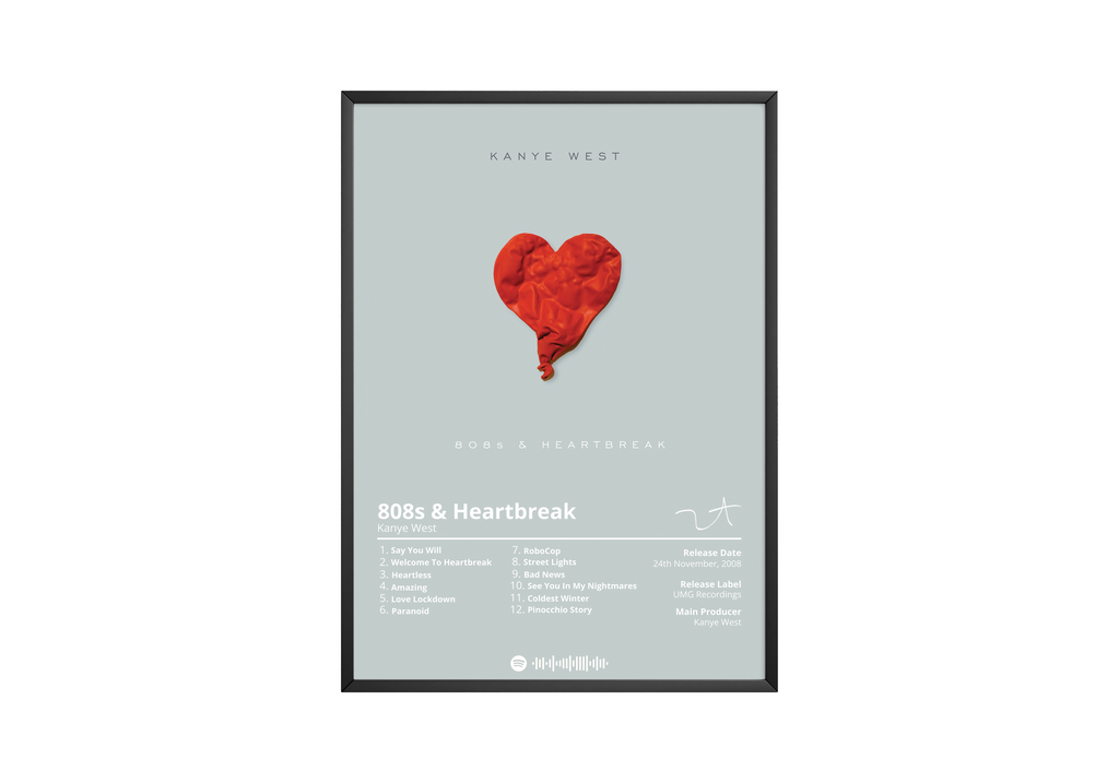 Kanye West Ye   | Unframed Bedroom Wall Art album cover poster print wall art decor