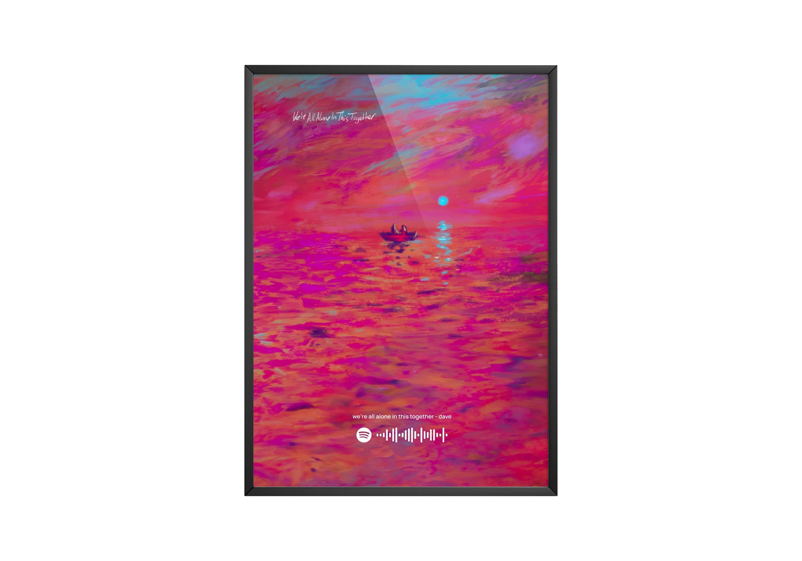 Dave Were All Alone In This Together Spotify album cover poster print wall art decor