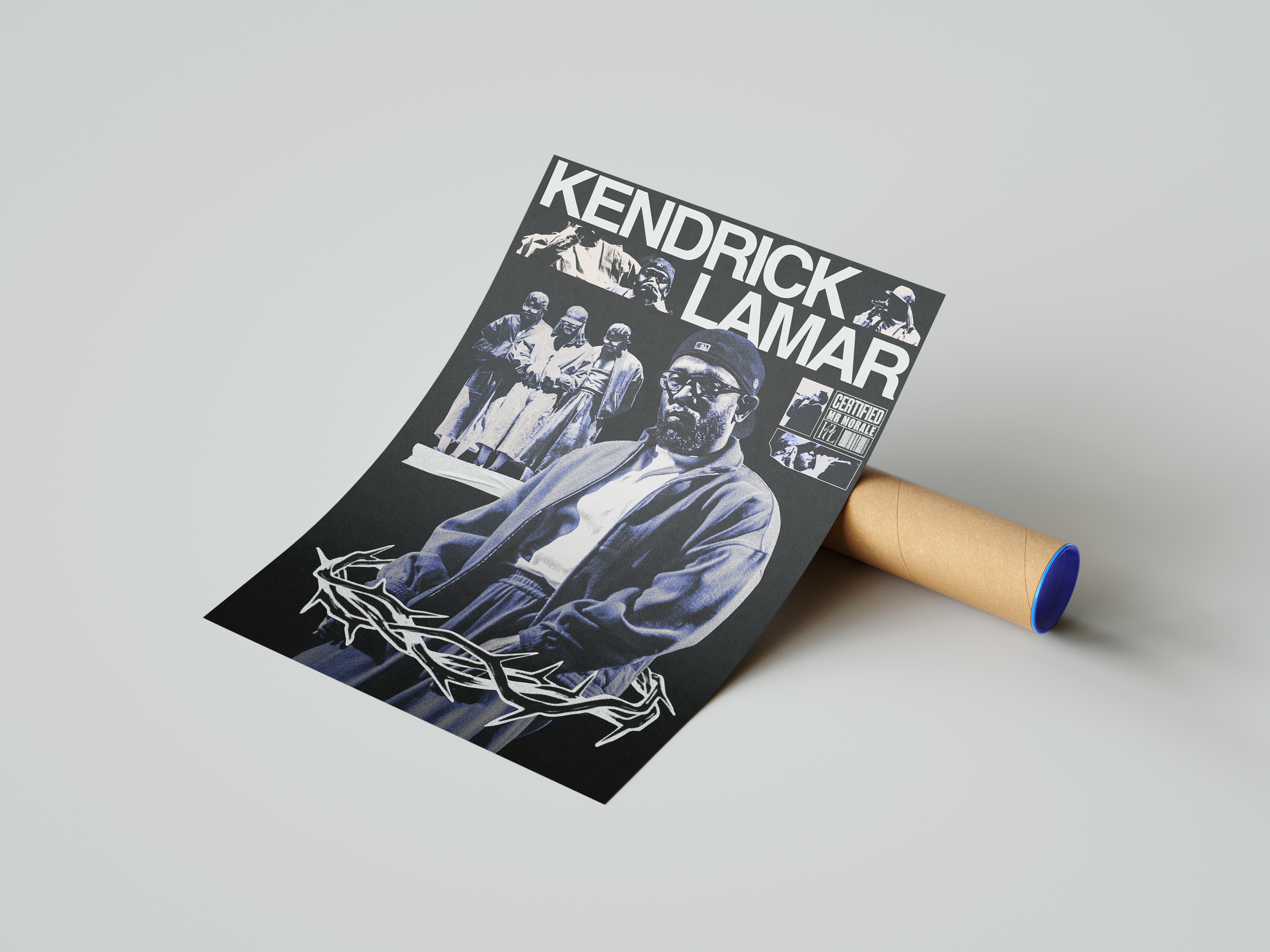 Kendrick Lamar Morale Poster poster wall art print room decor