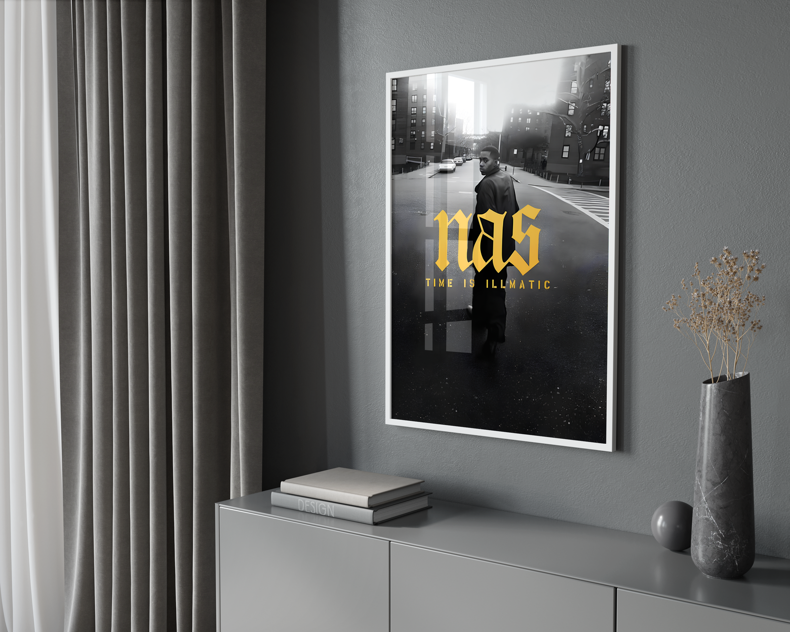 Nas Illmatic Album | Unframed Bedroom album cover poster print wall art decor