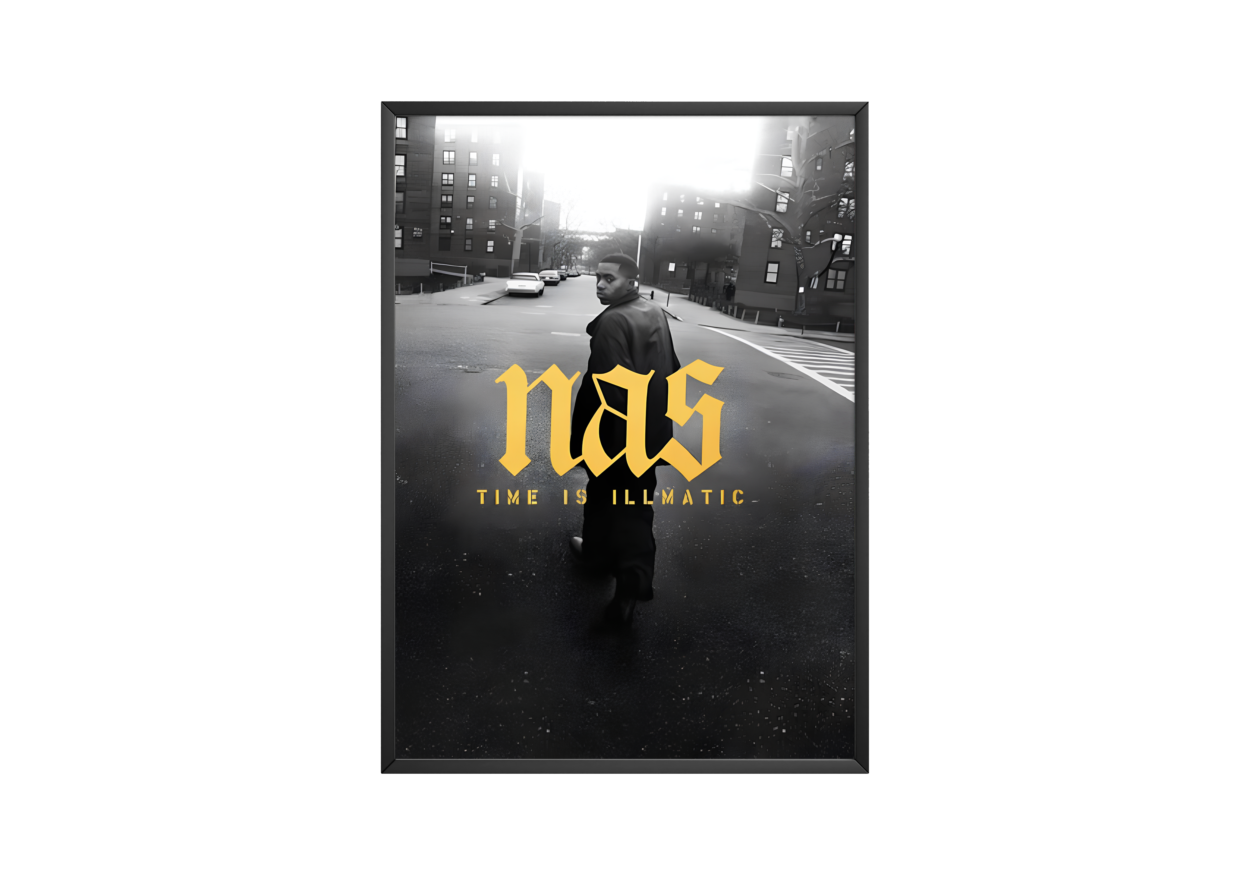 Nas - Illmatic Streets poster wall art print room decor