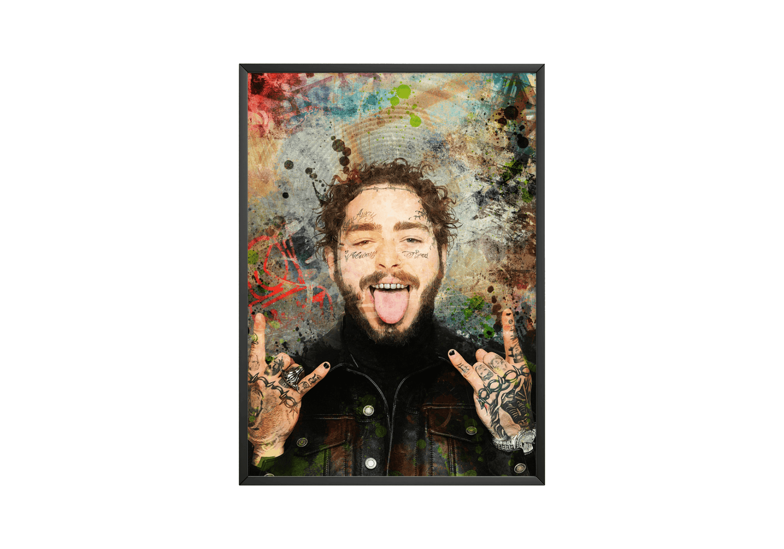 Post Malone - Graffiti album cover poster print wall art decor