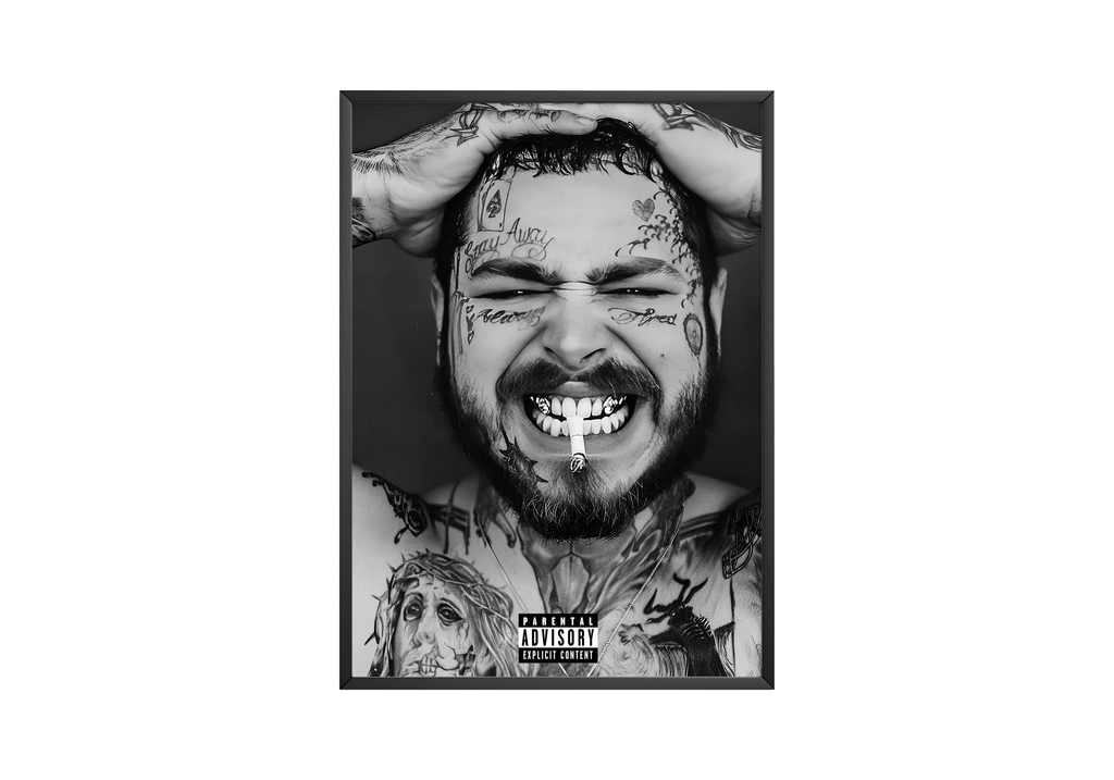 Post Malone - Headshot album cover poster print wall art decor