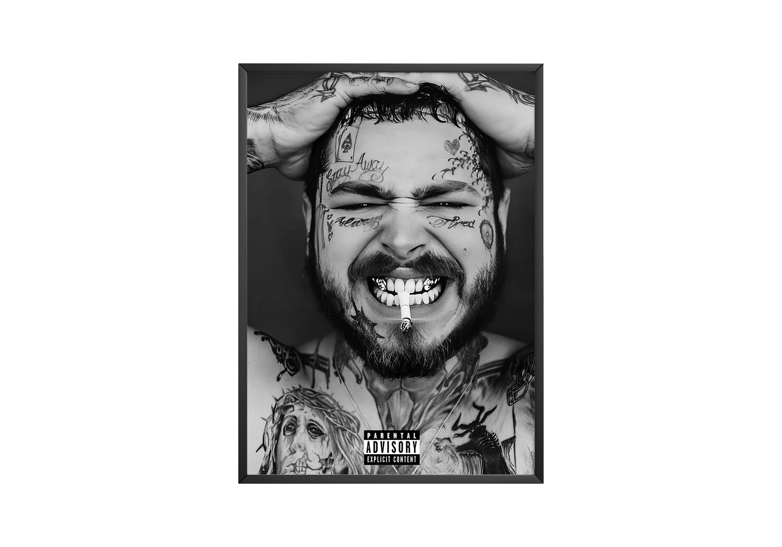 Post Malone - Headshot album cover poster print wall art decor