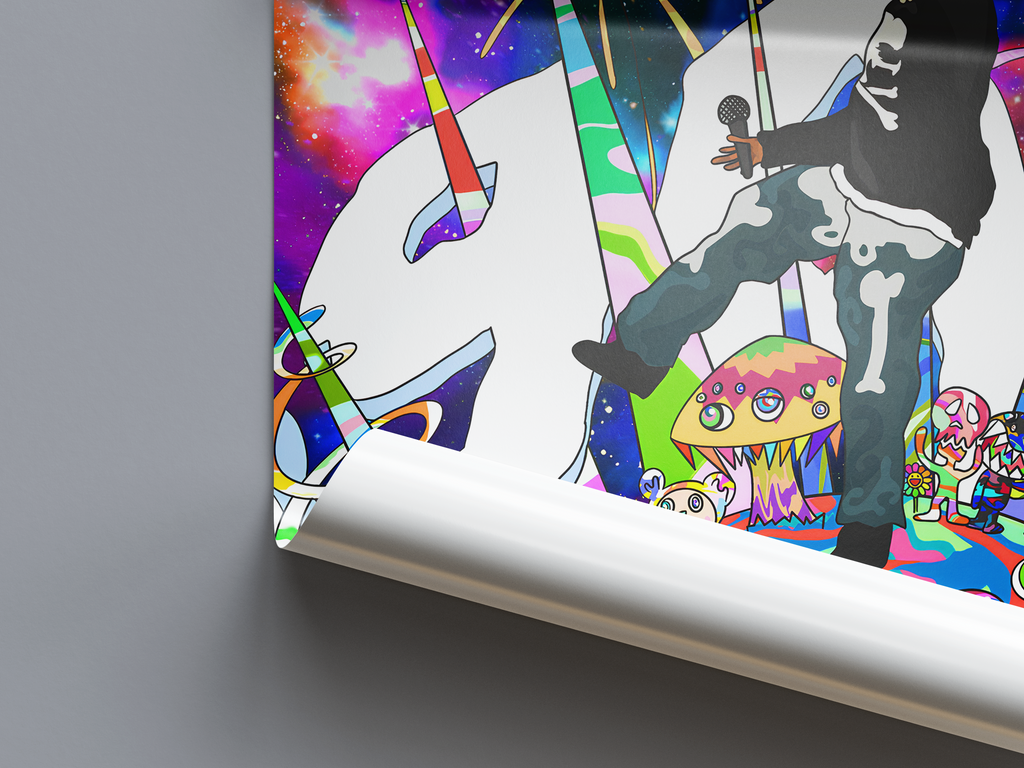 Juice WRLD Juice Wrld The Party Never Ends  1 album cover poster print wall art decor