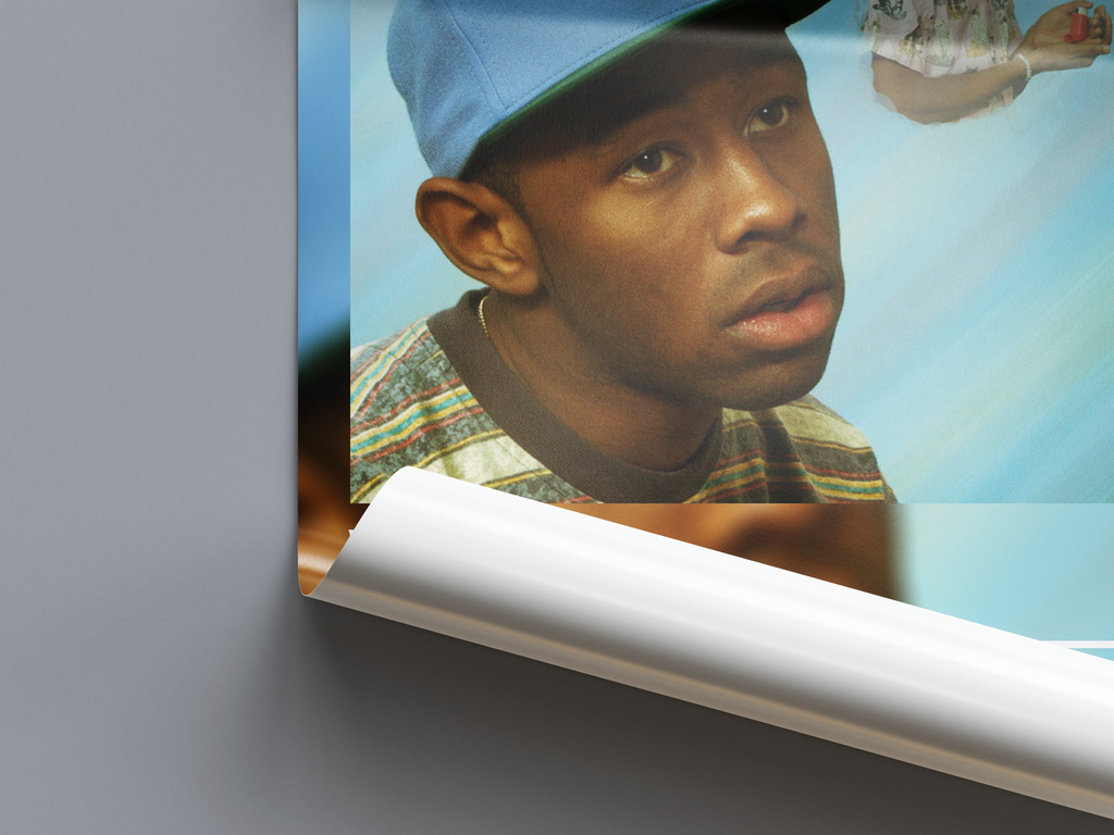 Tyler, The Creator Tyler The Creator Wolf Tracklist  | Unframed Bedroom Wall Art album cover poster print wall art decor