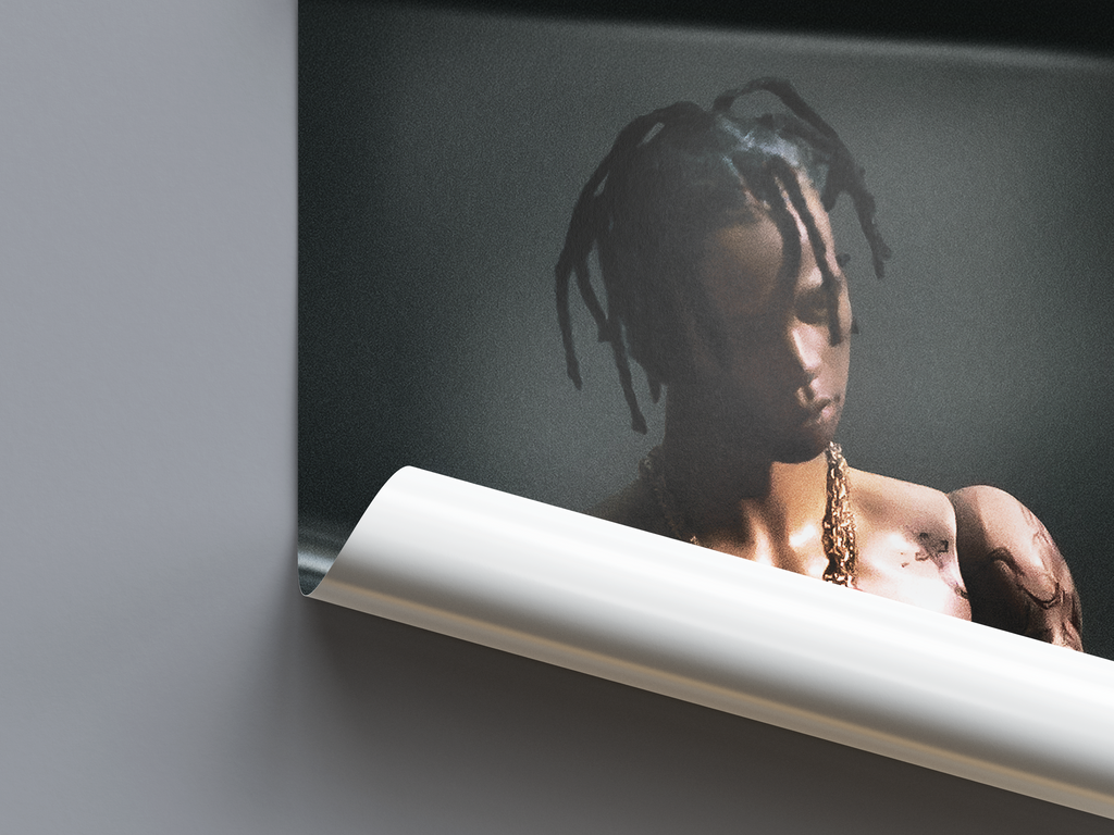 Travis Scott Rodeo Portrait  | Unframed Hip Hop Wall Art album cover poster print wall art decor