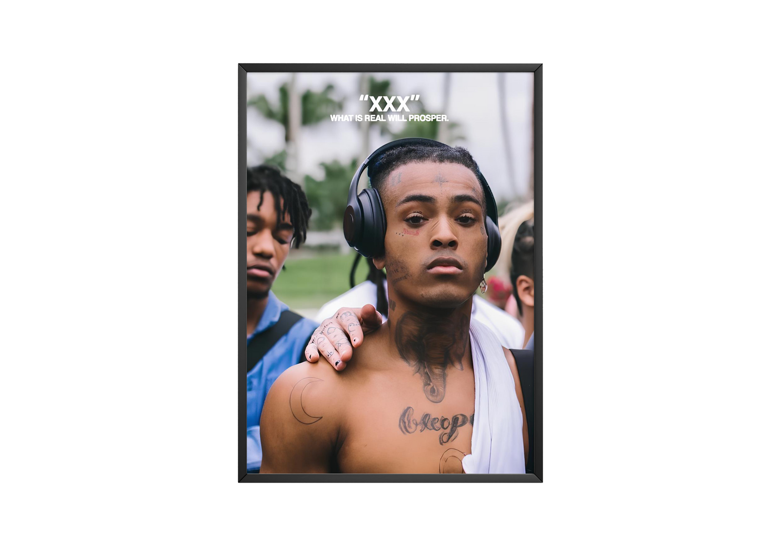 XXXTentacion XXXTENTACION XXX Portrait  | Unframed Bedroom album cover poster print wall art decor