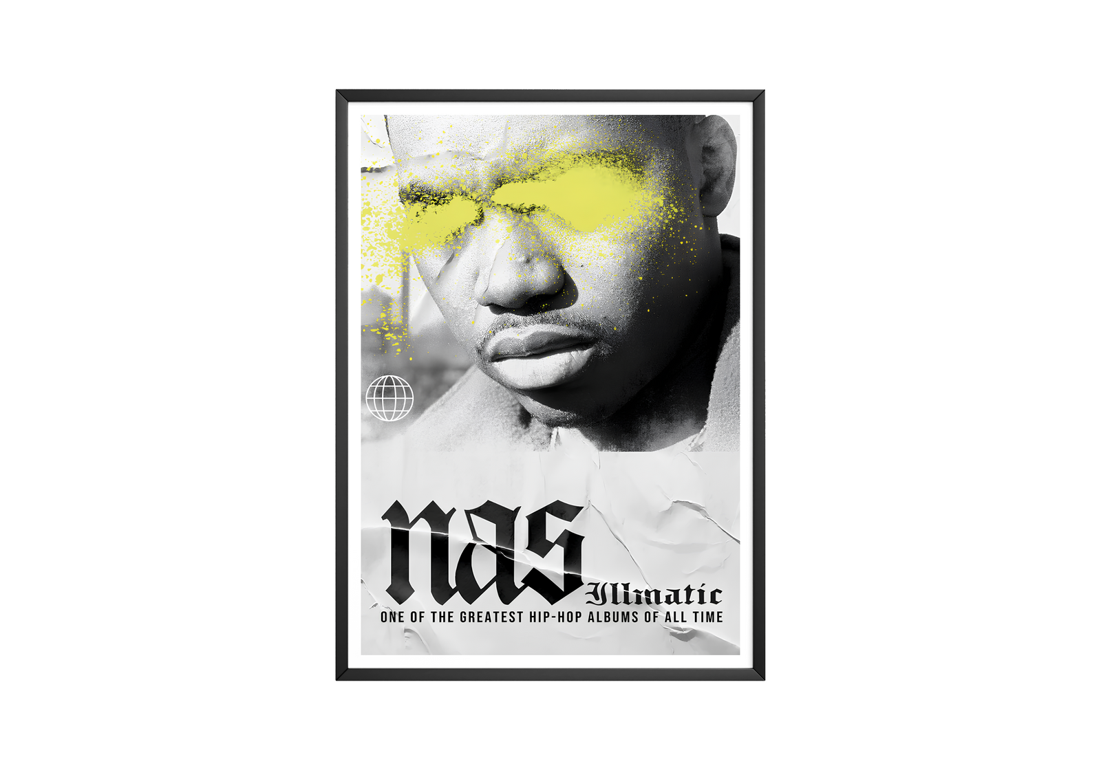 Nas Illmatic Portrait | Unframed Bedroom album cover poster print wall art decor