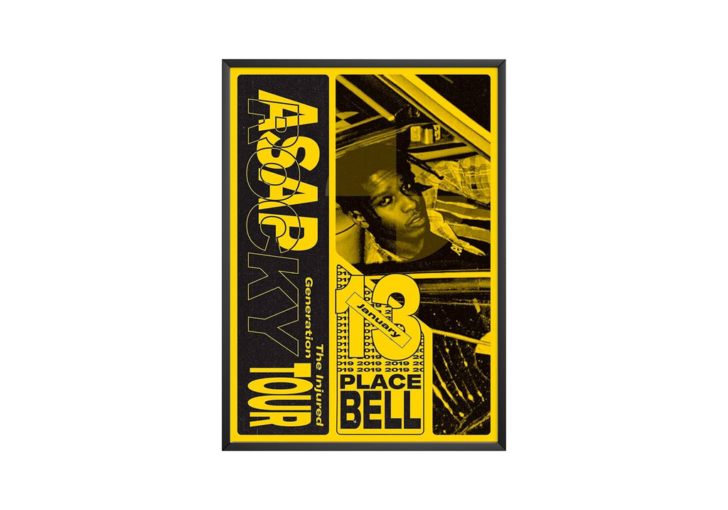 A$AP Rocky Yellow album cover poster print wall art decor