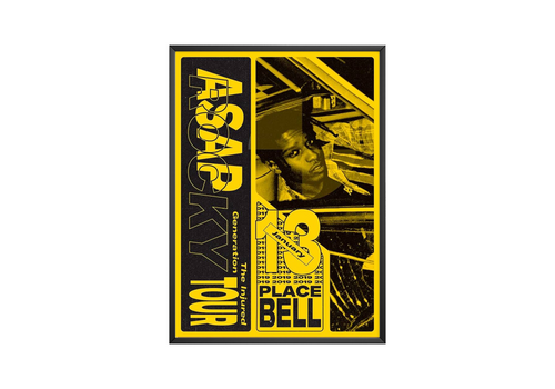 A$AP Rocky Yellow album cover poster print wall art decor