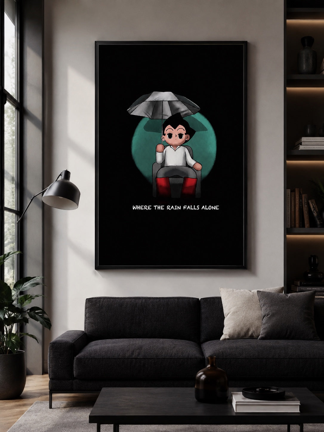 Bring Me The Horizon That's the Spirit x Astro Boy poster - living room view