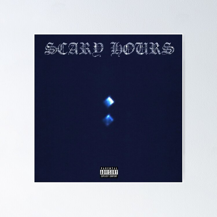 Drake Scary Hours 2 poster wall scene