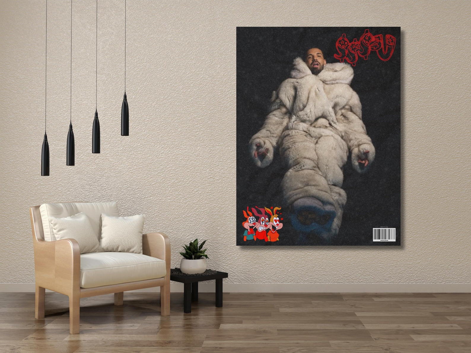Some Sexy Songs 4 U poster room mockup