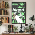 Frank Ocean Blond Green Collage album poster print wall art decor