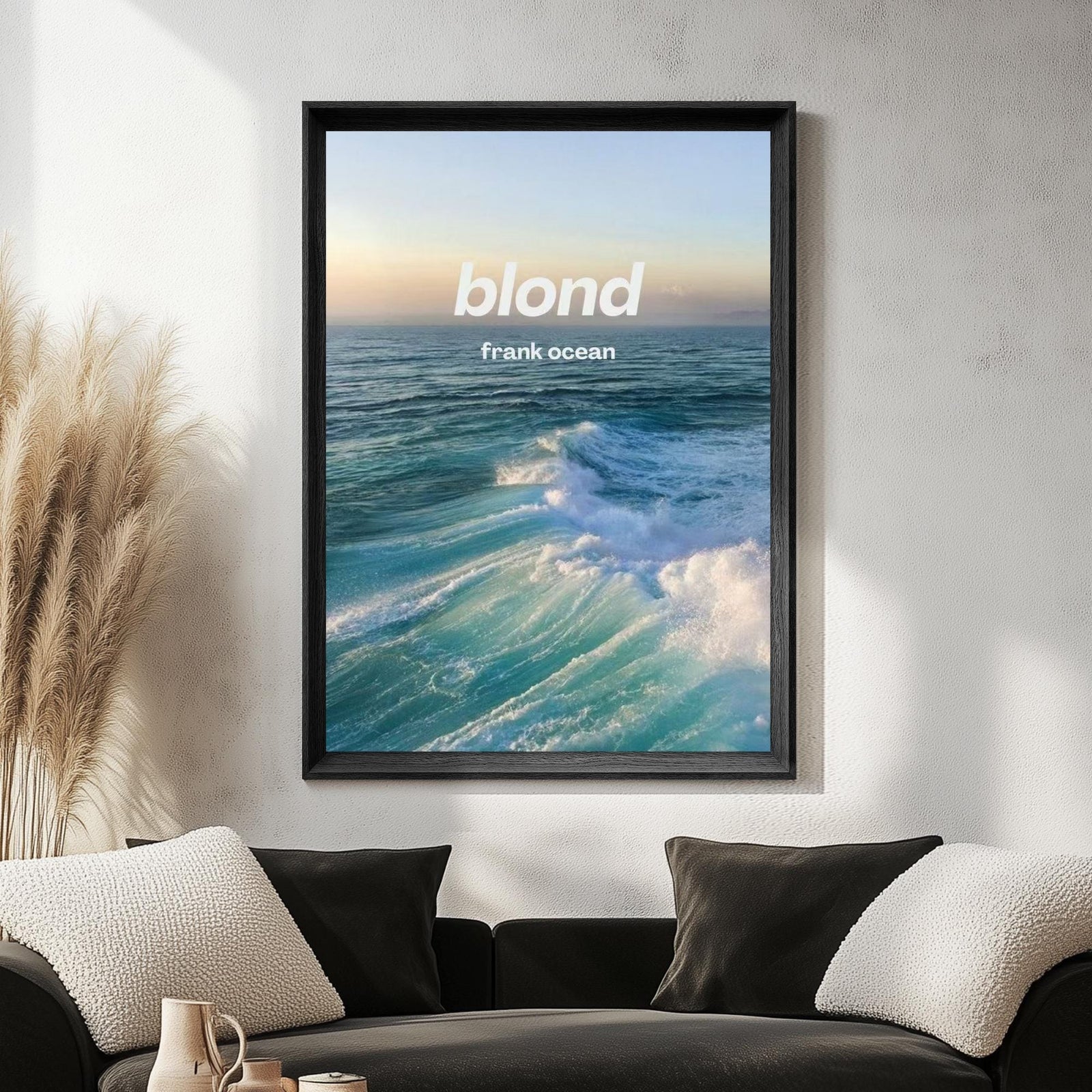 Frank Ocean Blond Ocean Wave album cover poster print wall art decor