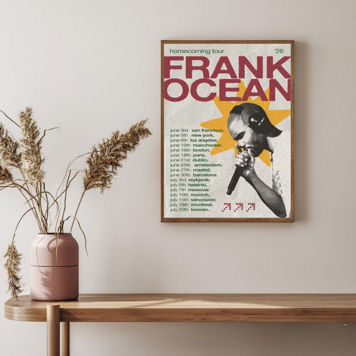 Frank Ocean Magazine Style album cover poster print wall art decor
