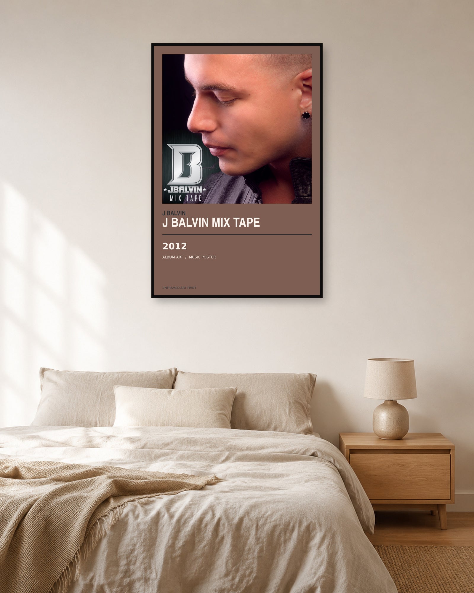 J Balvin Mix Tape Album Poster | Unframed Wall Art - product image 3