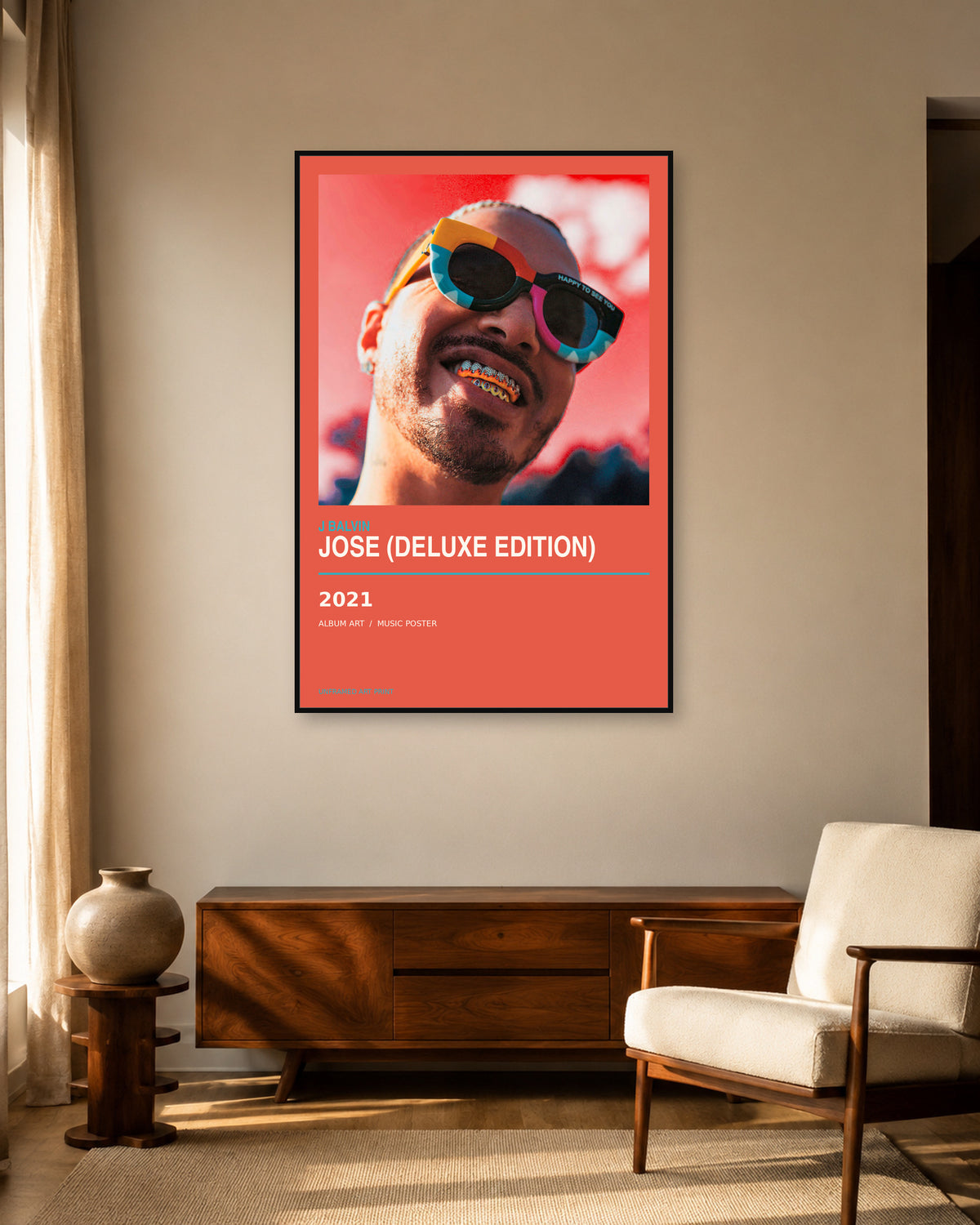 J Balvin JOSE Deluxe Edition Album Poster | Unframed Wall Art - product image 2