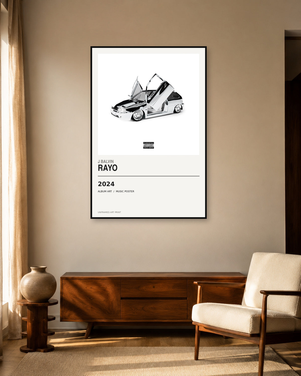 J Balvin Rayo Album Poster | Unframed Wall Art - product image 2