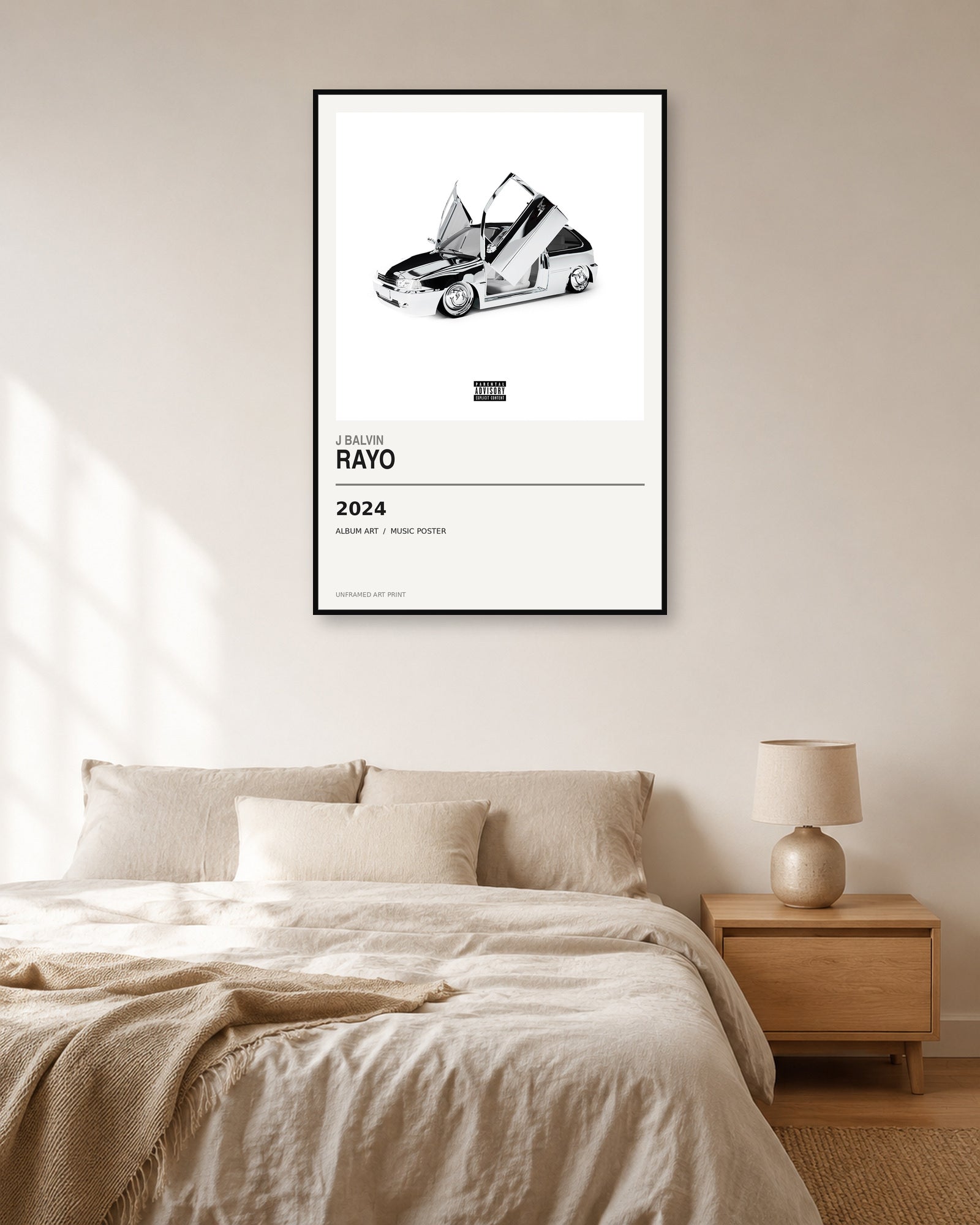 J Balvin Rayo Album Poster | Unframed Wall Art - product image 3