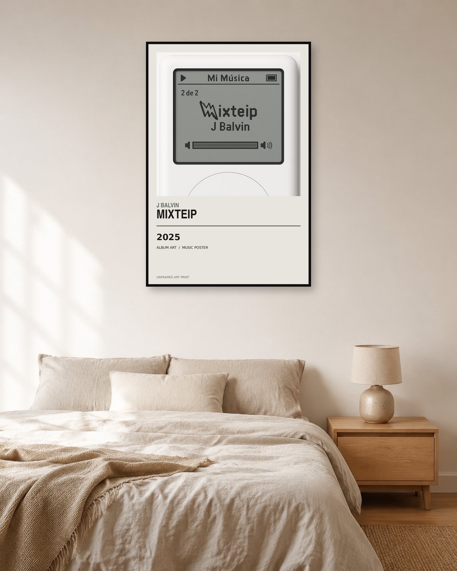 J Balvin Mixteip Album Poster | Unframed Wall Art - product image 3