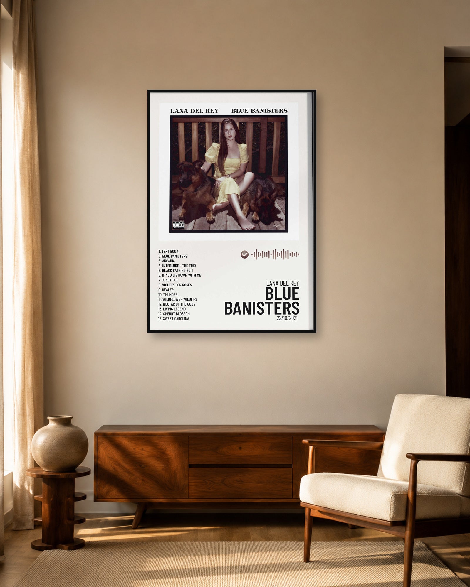 Lana Del Rey blue banisters poster product image 2