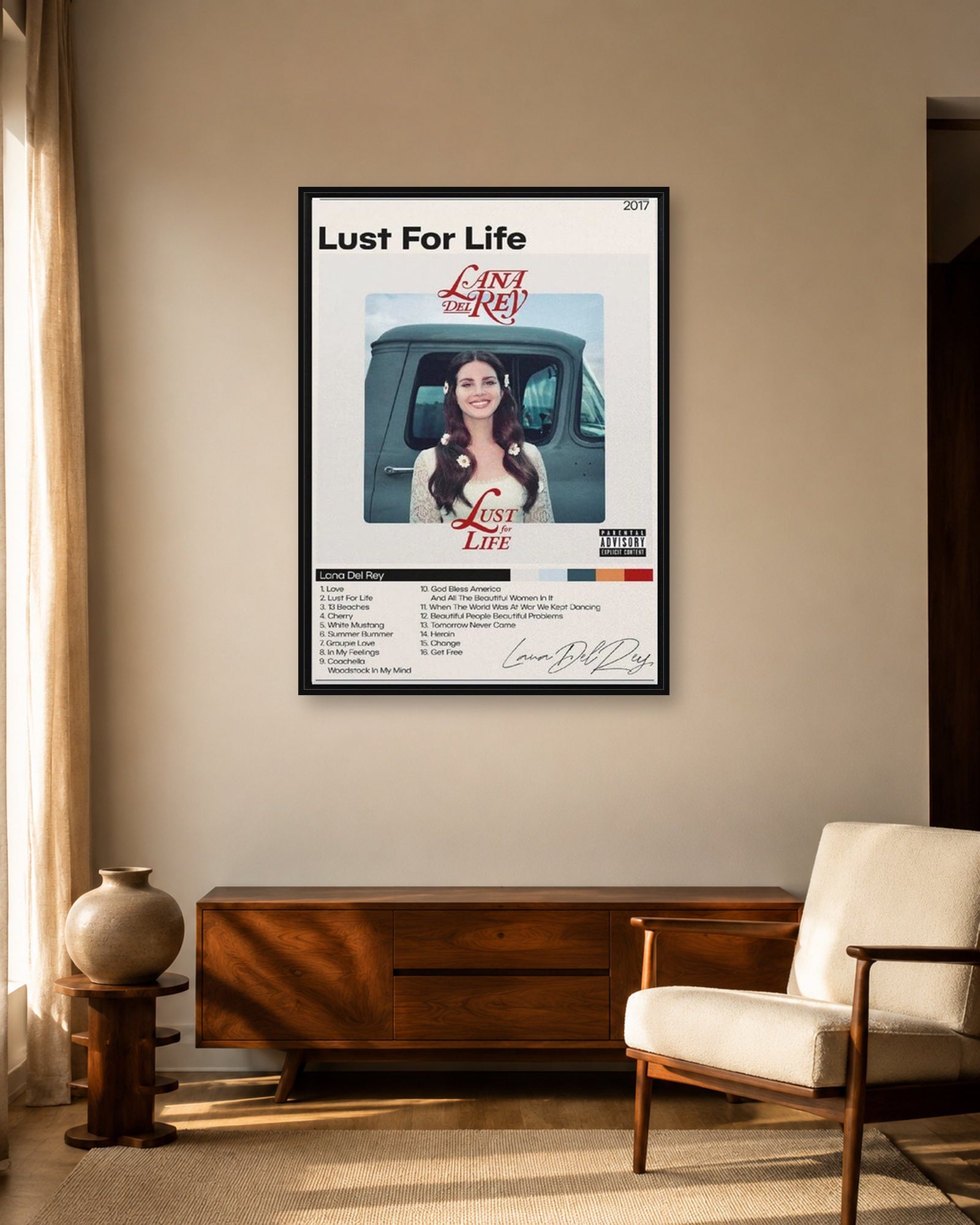 Lana Del Rey lust for life poster product image 2
