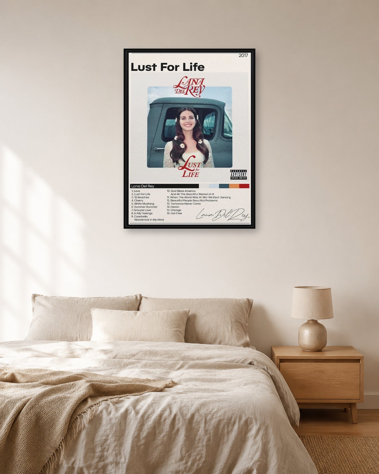 Lana Del Rey lust for life poster product image 3