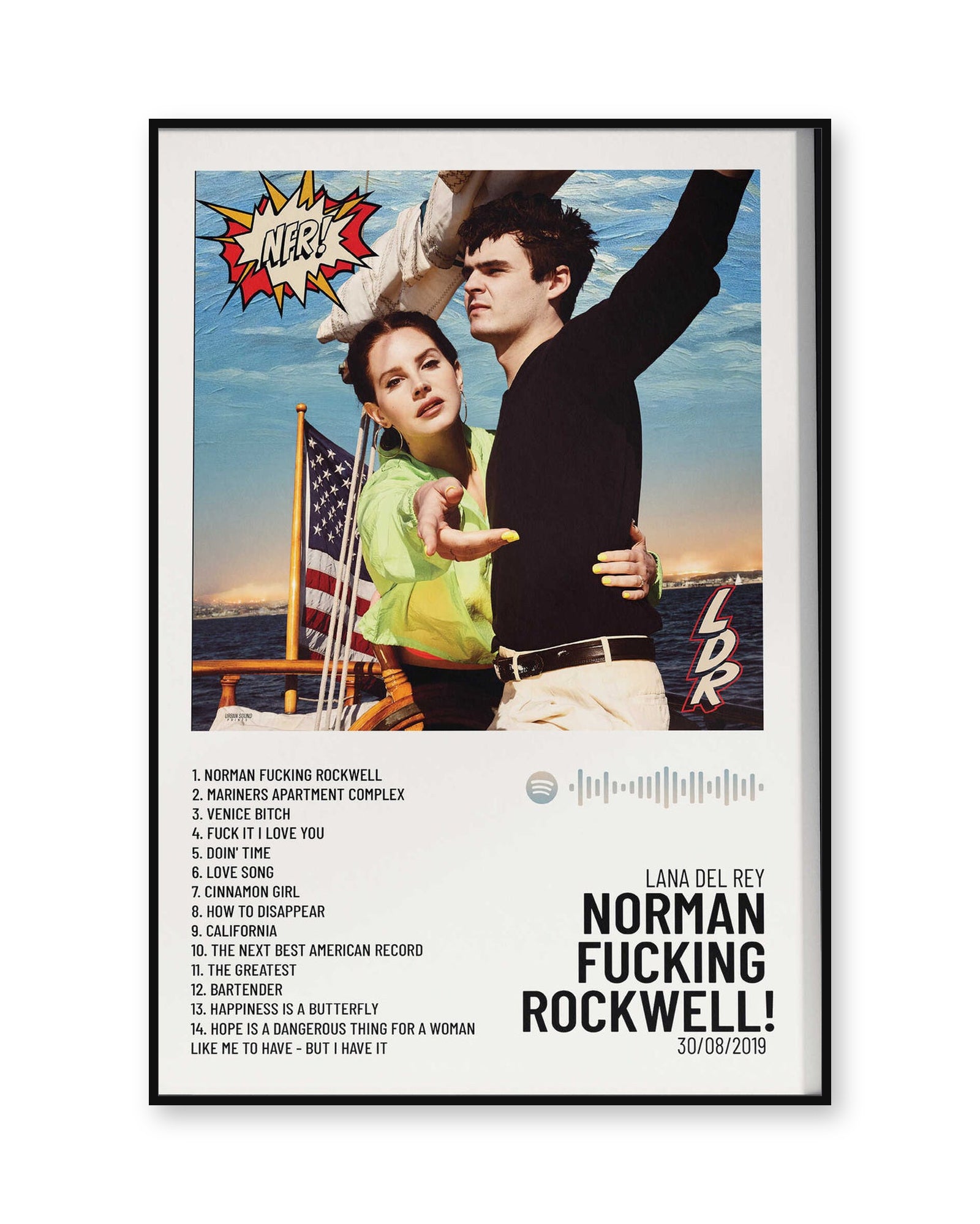 Lana Del Rey nfr poster product image 1